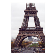 Paris Eiffel torn Poster