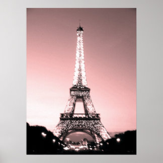 Paris Eiffel Torn Poster