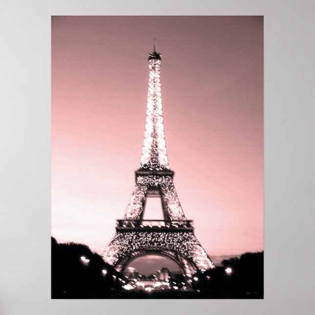 Paris Eiffel Torn Poster (Framsidan)