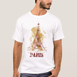 paris Eiffel Torn T Shirt