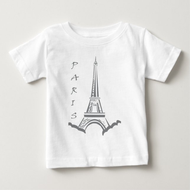 PARIS Eiffel Torn Tee (Framsida)