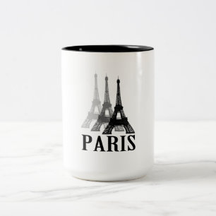 Paris Eiffel Torn Två-Tonad Mugg