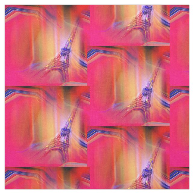 Paris Eiffel torn Tyg (Provkarta)