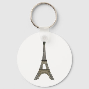 Paris: Eiffel Torn: Vector Teckning: Nyckelring