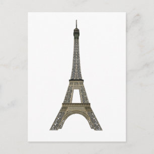 Paris: Eiffel Torn: Vector Teckning: Vykort