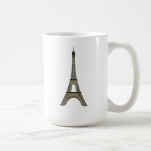 Paris: Eiffel torn: Vektorteckning: Kaffemugg