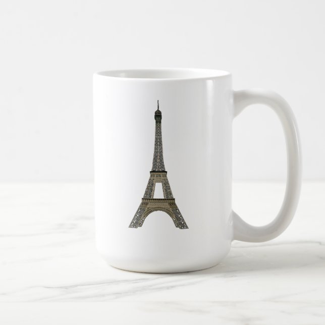 Paris: Eiffel torn: Vektorteckning: Kaffemugg (Höger)