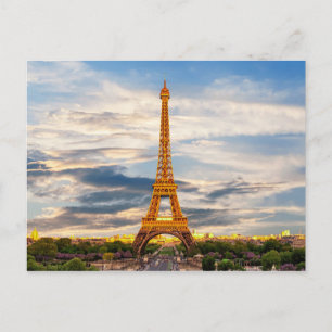 Paris/Eiffel torn Vykort