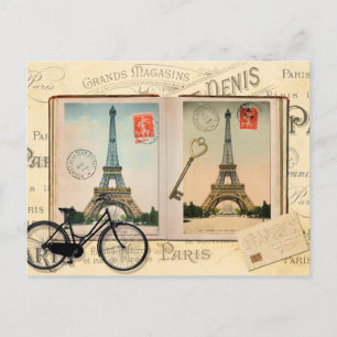 Paris Eiffel Torn Vykort