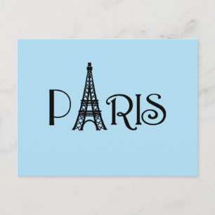 Paris Eiffel Torn Vykort
