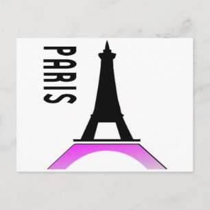 Paris Eiffel Torn Vykort