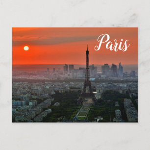 Paris Eiffel Torn Vykort