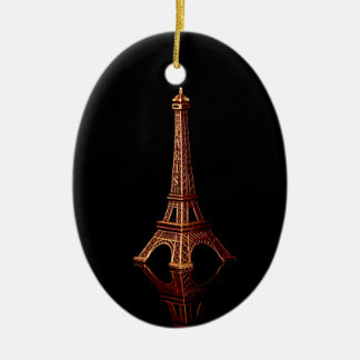 Paris Eiffel tornprydnad Julgransprydnad Keramik