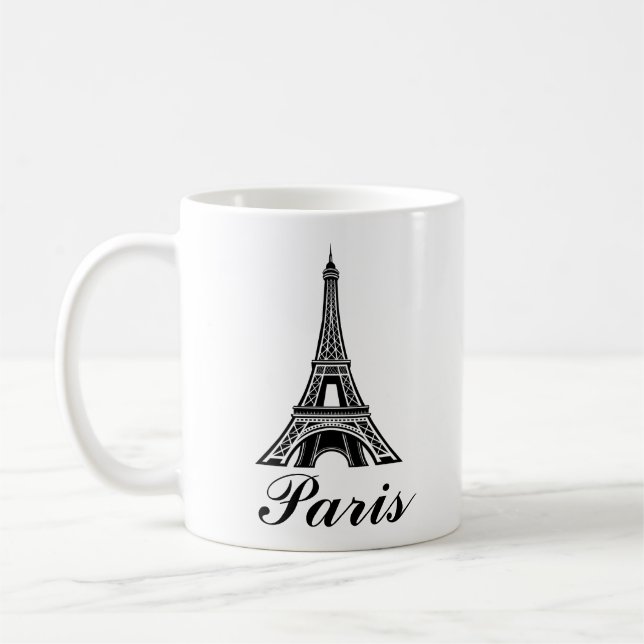 Paris Eiffel Tower Design Mug Kaffemugg (Vänster)