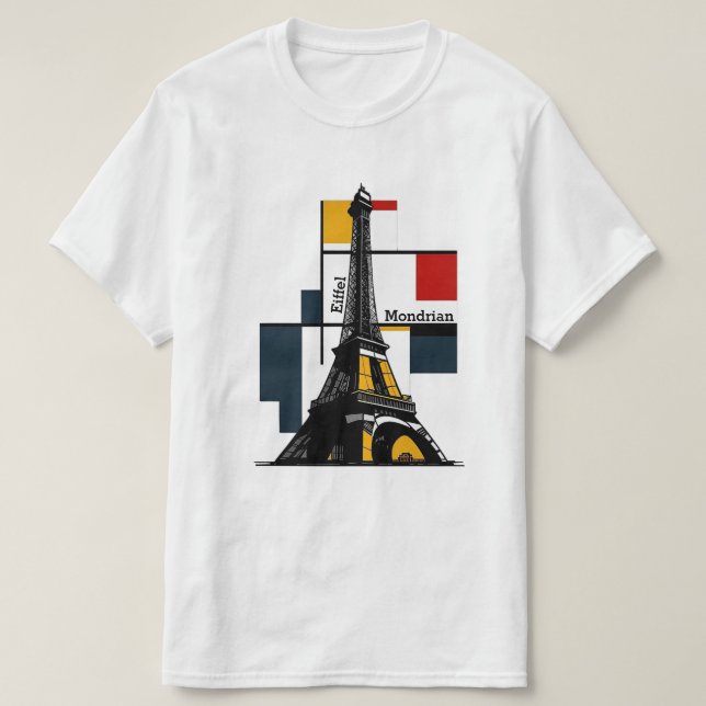 paris eiffel tower jnf t shirt (Design framsida)