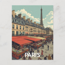 Paris Eiffel Tower Vykort