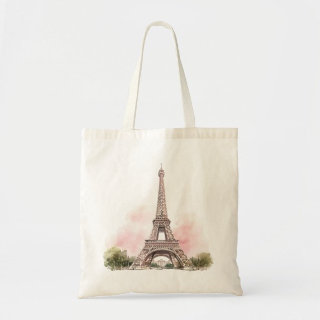 Paris Eiffeltorn Totebag Tygkasse (Framsidan)