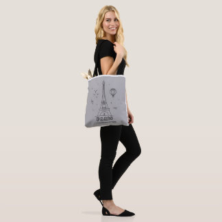Paris Eiffeltorn Totebag Tygkasse