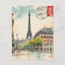 Paris Eiffeltorn Vykort