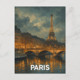 Paris Eiffeltorn Vykort