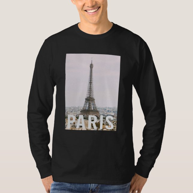 Paris  Eiffeltornet  Estetisk Design  Klassisk T Shirt (Framsida)