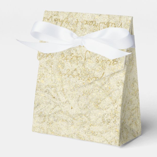 Paris Eiffeltornet Guld & Rosa  Elegant present Presentaskar (Framsidan Sidan)
