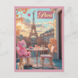 Paris - Eiffeltornet Resa Vykort