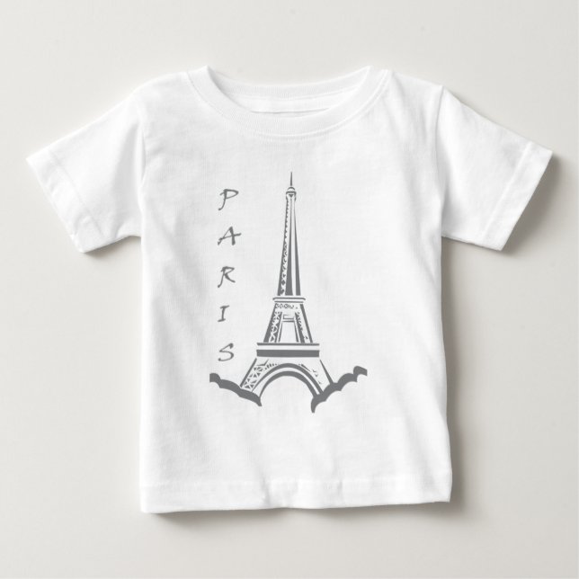 PARIS Eiffeltornet T-shirt (Framsida)