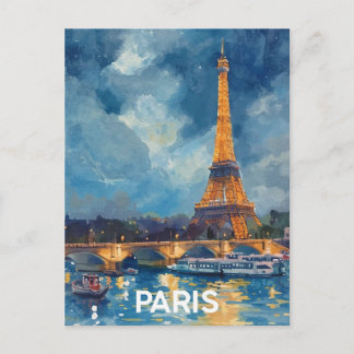 Paris Eiffeltornet Vykort