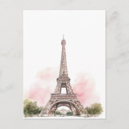 Paris Eiffeltornets vykort