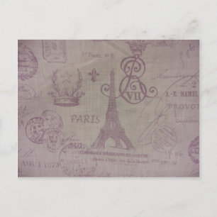 Paris - Eiffle Torn Vykort