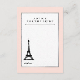 Paris Elegance Advice for Bride Rådkort
