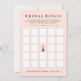 Paris Elegans Bröllop Bingo Bröllopsfestlek