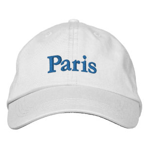 Paris Embroized Baseball Cap Broderad Keps