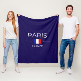 paris en France Fleecefilt
