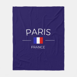 paris en France Fleecefilt