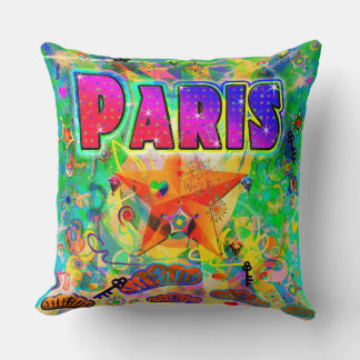 Paris Epoch Hour Pillow Kudde