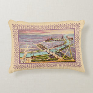 Paris Expo 1900 Pillow Prydnadskudde