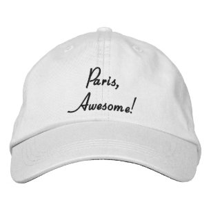 Paris fantastisk! Justerbart lock för Broderad Keps