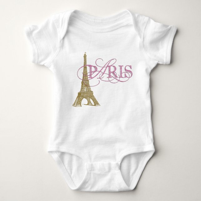 Paris Flicka Tee Shirt (Framsida)
