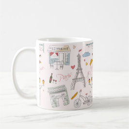 Paris födelsedagspresent kaffemugg