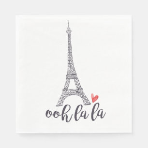 Paris för Ooh lala servetter