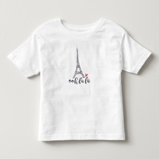 Paris för Ooh lala skjorta T-shirt (Framsida)