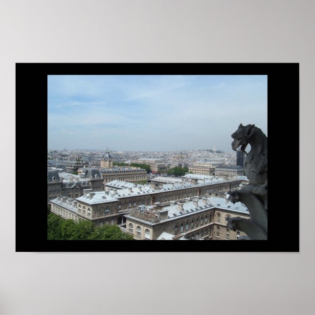 Paris från Notre Dame Poster (Framsidan)