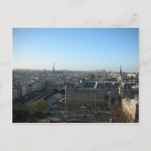 Paris från Notre-Dame Vykort