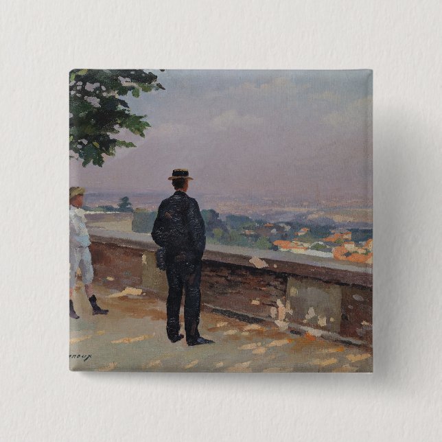 Paris från observatoriumet på Meudon Knapp (Framsida)