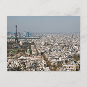 Paris från ovan II Vykort