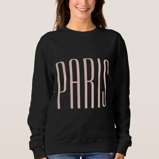 Paris France sweater pastel T Shirt (Framsida)