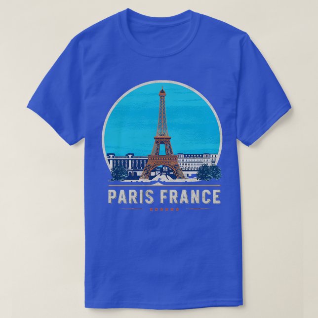 Paris frankrike 1 t shirt (Design framsida)