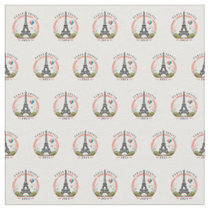 Paris Frankrike 2024 Fleece Blankets, Eiffel Torn Tyg